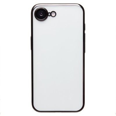 Чехол-накладка для Apple iPhone 16e (черный) - PC073 с закрытой камерой