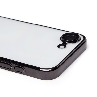 Чехол-накладка для Apple iPhone 16e (черный) - PC073 с закрытой камерой