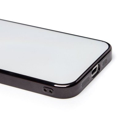 Чехол-накладка для Apple iPhone 16e (черный) - PC073 с закрытой камерой