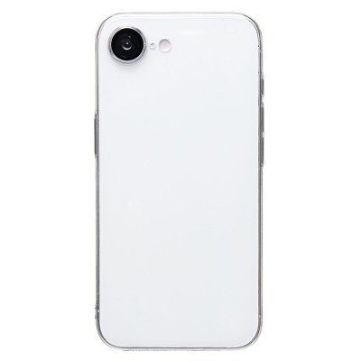 Чехол-накладка для Apple iPhone 16e (прозрачный) - PC073 с закрытой камерой