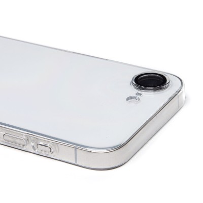 Чехол-накладка для Apple iPhone 16e (прозрачный) - PC073 с закрытой камерой