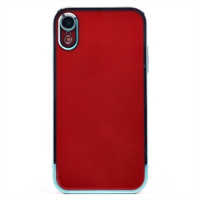 Чехол-накладка для Apple iPhone XR (зеленый) - PC073 с закрытой камерой