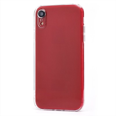 Чехол-накладка для Apple iPhone XR (прозрачный) - PC073 с закрытой камерой