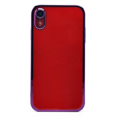 Чехол-накладка для Apple iPhone XR (фиолетовый) - PC073 с закрытой камерой