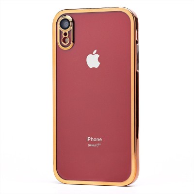 Чехол-накладка для Apple iPhone XR (желтый) - PC073 с закрытой камерой