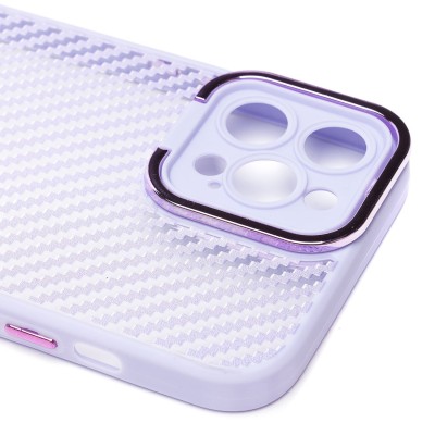 Чехол-накладка для Apple iPhone 12 Pro Max (светло-фиолетовый) - PC077