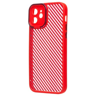 Чехол-накладка для Apple iPhone 12 (красный) - PC077