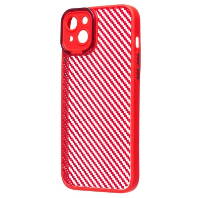 Чехол-накладка для Apple iPhone 14 Plus (красный) - PC077 Чехол-накладка для Apple iPhone 14 Plus (красный) - PC077