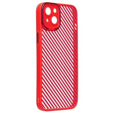 Чехол-накладка для Apple iPhone 14 Plus (красный) - PC077 Чехол-накладка для Apple iPhone 14 Plus (красный) - PC077