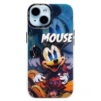 Чехол-накладка для Apple iPhone 15 - (006) (многоцветный) - PC081
