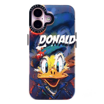 Чехол-накладка для Apple iPhone 16 - (004) (многоцветный) - PC081