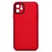 Чехол-накладка для Apple iPhone 11 (красный) - PC084 экокожа