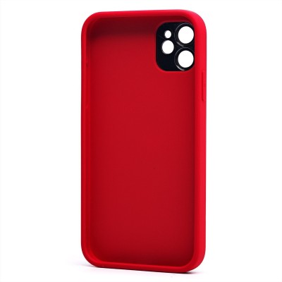 Чехол-накладка для Apple iPhone 11 (красный) - PC084 экокожа