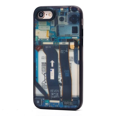 Чехол-накладка для Apple iPhone SE 2022 - (001) (многоцветный) - PC088 Чехол-накладка для Apple iPhone SE 2022 - (001) (многоцветный) - PC088