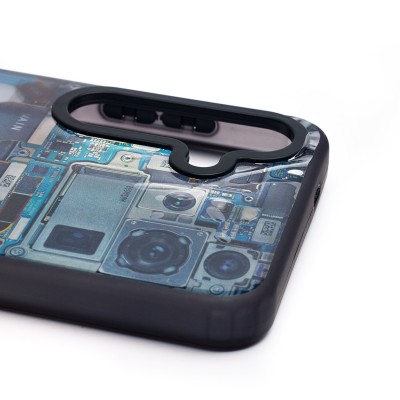 Чехол-накладка для Samsung Galaxy S24 - (001) (многоцветный) - PC088