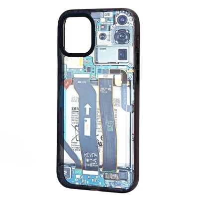 Чехол-накладка для Apple iPhone 12 - (001) (многоцветный) - PC088