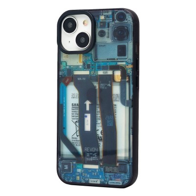Чехол-накладка для Apple iPhone 14 - (001) (многоцветный) - PC088