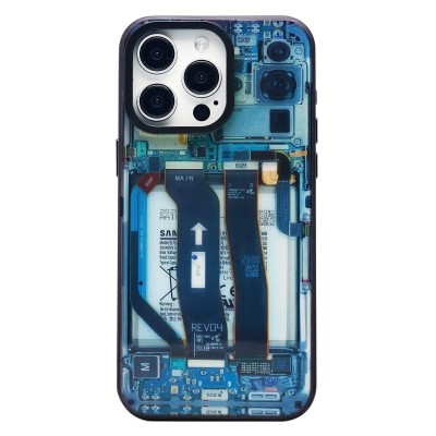 Чехол-накладка для Apple iPhone 15 Pro Max - (001) (многоцветный) - PC088