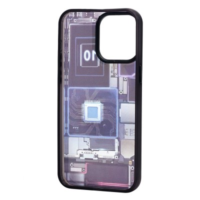 Чехол-накладка для Apple iPhone 15 Pro Max (многоцветный) - PC088