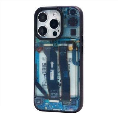 Чехол-накладка для Apple iPhone 15 Pro - (001) (многоцветный) - PC088