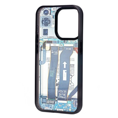 Чехол-накладка для Apple iPhone 15 Pro - (001) (многоцветный) - PC088