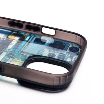 Чехол-накладка для Apple iPhone 15 - (001) (многоцветный) - PC088