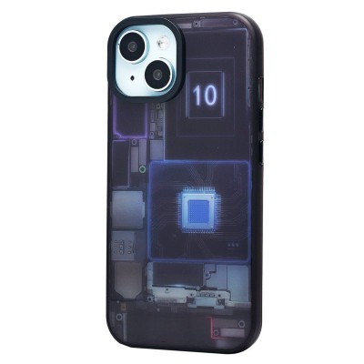 Чехол-накладка для Apple iPhone 15 (многоцветный) - PC088