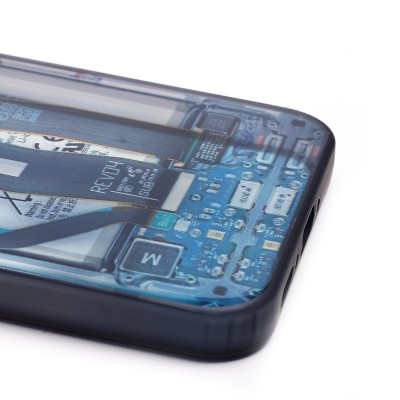 Чехол-накладка для Samsung Galaxy A34 - (001) (многоцветный) - PC088