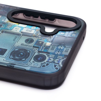 Чехол-накладка для Samsung Galaxy A35 - (001) (многоцветный) - PC088