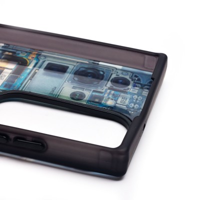 Чехол-накладка для Samsung Galaxy S23 Ultra - (001) (многоцветный) - PC088