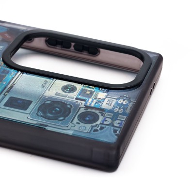 Чехол-накладка для Samsung Galaxy S24 Ultra - (001) (многоцветный) - PC088