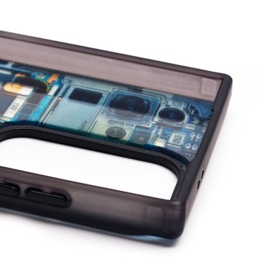 Чехол-накладка для Samsung Galaxy S24 Ultra - (001) (многоцветный) - PC088