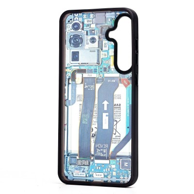 Чехол-накладка для Samsung Galaxy S24+ - (001) (многоцветный) - PC088