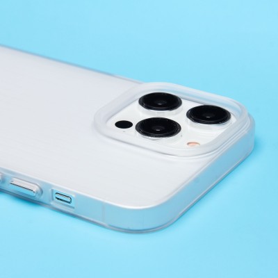 Чехол-накладка для Apple iPhone 14 Pro Max (матовый прозрачный) - PC089