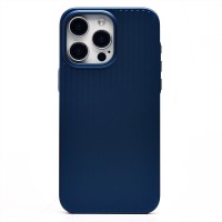 Чехол-накладка для Apple iPhone 15 Pro Max (титановый синий) - PC089