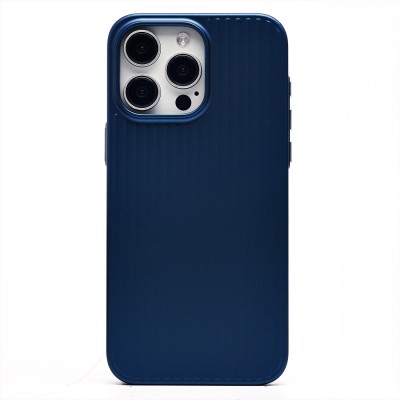 Чехол-накладка для Apple iPhone 15 Pro Max (титановый синий) - PC089