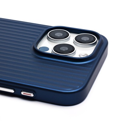 Чехол-накладка для Apple iPhone 15 Pro Max (титановый синий) - PC089