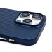 Чехол-накладка для Apple iPhone 15 Pro Max (титановый синий) - PC089