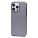 Чехол-накладка для Apple iPhone 15 Pro Max (матовый прозрачный/черный) - PC089