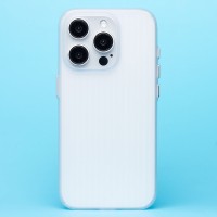 Чехол-накладка для Apple iPhone 15 Pro (матовый прозрачный) - PC089