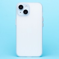 Чехол-накладка для Apple iPhone 15 (матовый прозрачный) - PC089