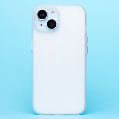 Чехол-накладка для Apple iPhone 15 (матовый прозрачный) - PC089