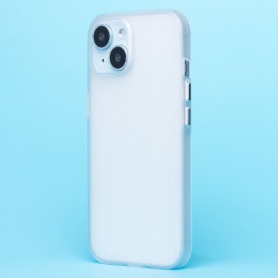 Чехол-накладка для Apple iPhone 15 (матовый прозрачный) - PC089
