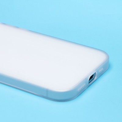 Чехол-накладка для Apple iPhone 15 (матовый прозрачный) - PC089