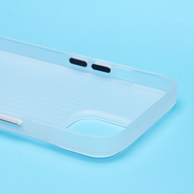 Чехол-накладка для Apple iPhone 15 (матовый прозрачный) - PC089