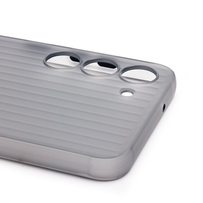 Чехол-накладка для Samsung Galaxy S23 (матовый прозрачный/черный) - PC089 Чехол-накладка для Samsung Galaxy S23 (матовый прозрачный/черный) - PC089