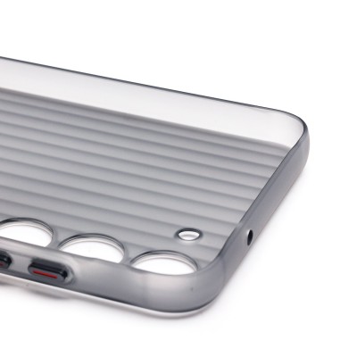 Чехол-накладка для Samsung Galaxy S23 (матовый прозрачный/черный) - PC089 Чехол-накладка для Samsung Galaxy S23 (матовый прозрачный/черный) - PC089