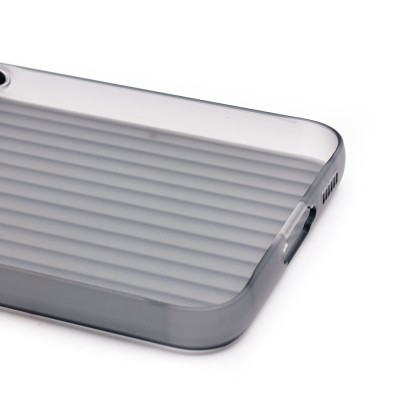 Чехол-накладка для Samsung Galaxy S23 (матовый прозрачный/черный) - PC089 Чехол-накладка для Samsung Galaxy S23 (матовый прозрачный/черный) - PC089