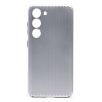 Чехол-накладка для Samsung Galaxy S23 (серебяный) - PC089
