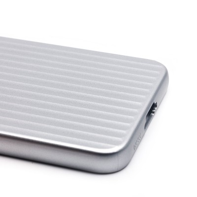 Чехол-накладка для Samsung Galaxy S23 (серебяный) - PC089 Чехол-накладка для Samsung Galaxy S23 (серебяный) - PC089